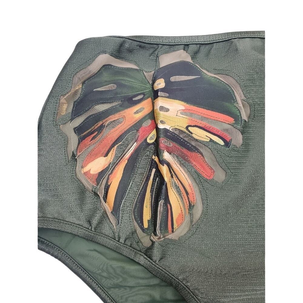 Agua DE COCO bikini foliage bottom, Size Medium - Picture 5 of 8